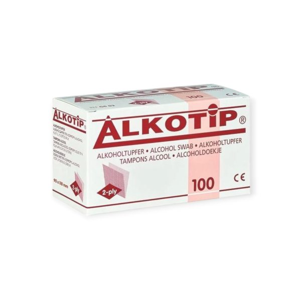 alkotip alcoholdoekjes 90x110mm