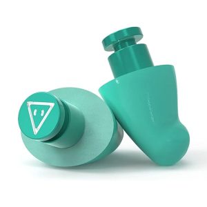 flare audio earplugs earshade aqua green