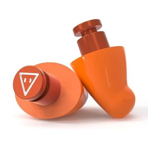 flare audio earplug earshade citrus orange