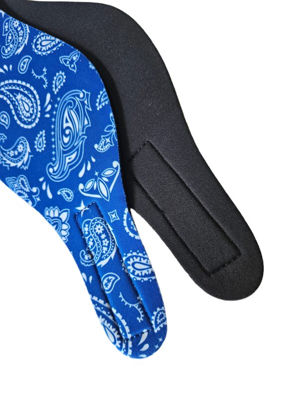 horend goed zwemhoofdband voor kinderen (maat m) kleur blauw met print