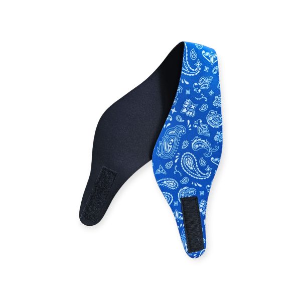 horend goed zwemhoofdband voor kinderen (maat m) kleur blauw met print