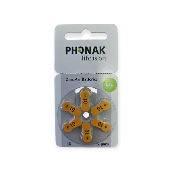 phonak p10 hoortoestel batterijen