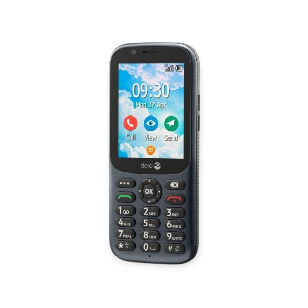 doro 730x 4g telefoon zwart