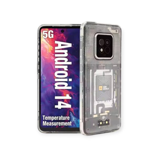 agm x6 phantom transparant 5g robuuste smartphone